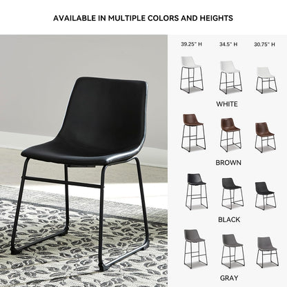 Signature Design by Ashley Centiar, Dining Chair, Black