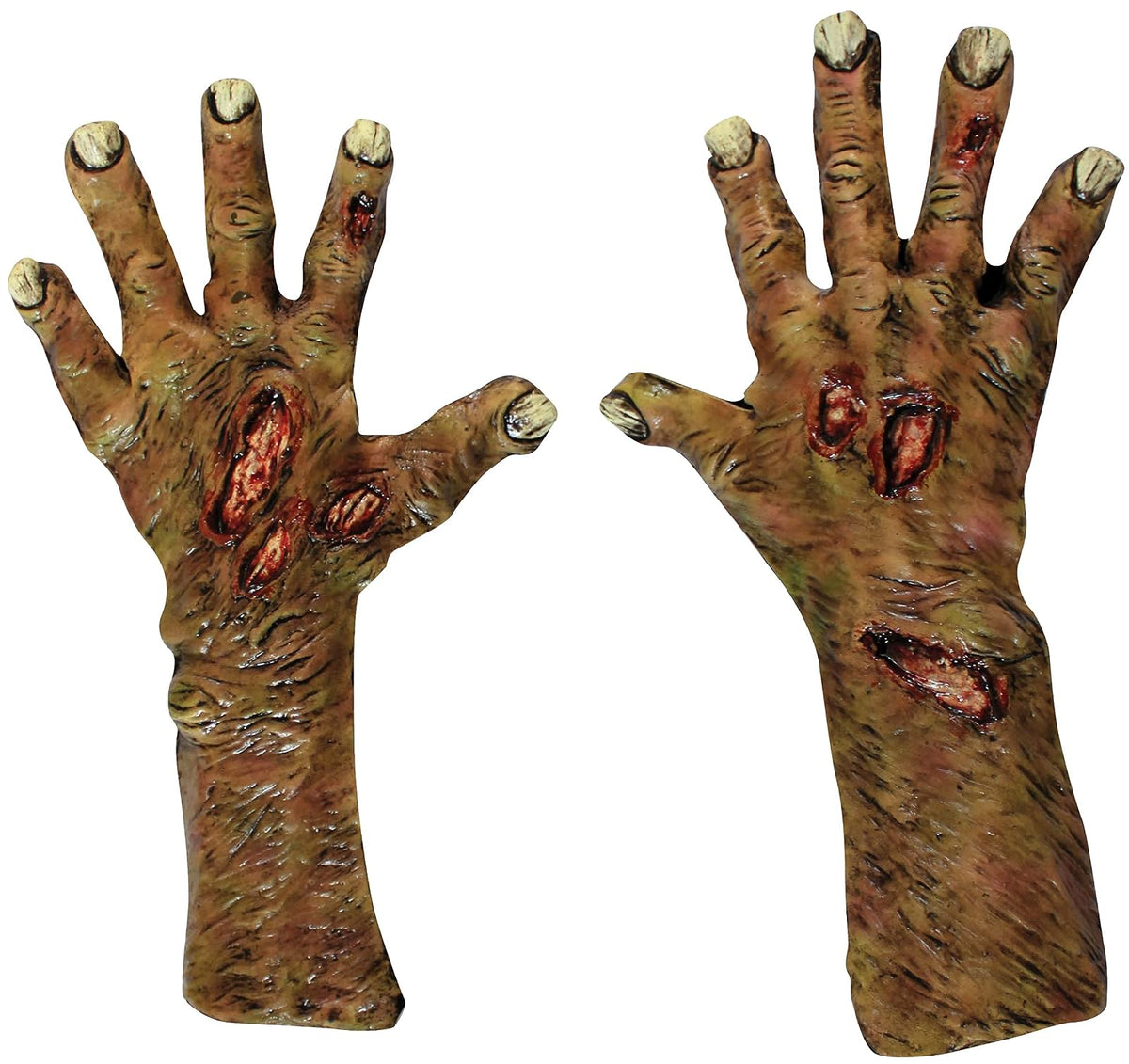 Guantes Grandes de Zombie - Accesorio de Manos Ideal para Disfraces de Halloween y Fiestas