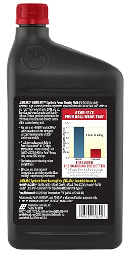Lubegard Líquido Sintético de Dirección Asistida 24242 para Honda/Acura, 946 ml