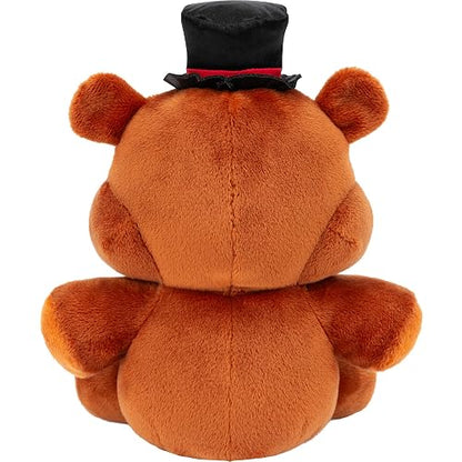 Jazwares Five Nights at Freddy'S Toy Freddy - Peluche de 8 Pulgadas con Material Suave y Ojos en la Oscuridad