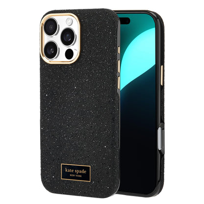 Kate Spade New York Funda para iPhone 16 Pro Max, Compatible con MagSafe - Crystal Pave Nightfall
