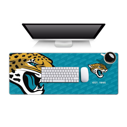 YouTheFan Tapete para Escritorio NFL con Logo de tu Equipo - 30.5 x 80 cm - Jacksonville Jaguars