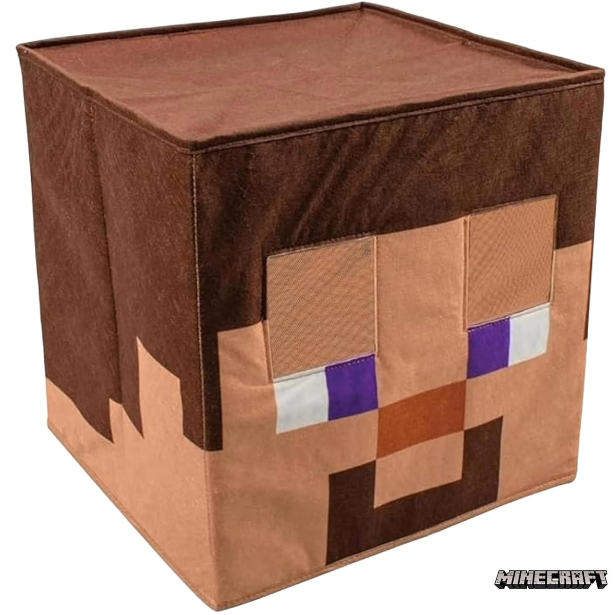 Minecraft Block Head Costume Headpiece, Official Minecraft Costume Accessories, Single Size Costume Mask