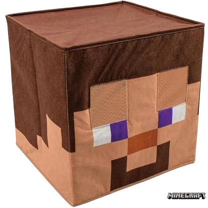 Minecraft Block Head Costume Headpiece, Official Minecraft Costume Accessories, Single Size Costume Mask