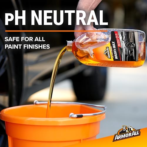 Armor All Ultra Shine - Lavado de Automóviles y Cera de Automóvil de Armor All, líquido de Limpieza para Automóviles, Camiones, Motocicletas, 64 onzas líquidas Cada una