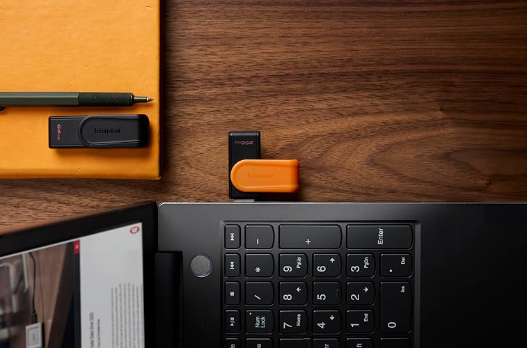 Kingston USB DataTraveler Exodia S, Capacidad: 512GB, USB-A 3.2 Gen 1, Color: Negro/Amarillo, SKU: DTXS/512GB