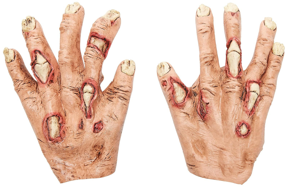 Ghoulish Productions Manos Zombie, Accesorios De Halloween, Natural, Standard