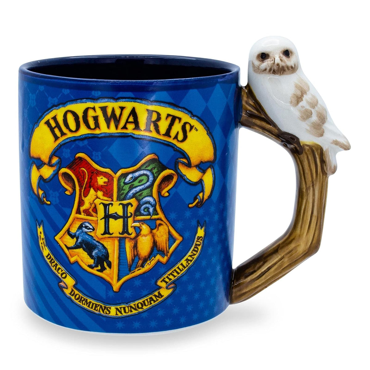 Silver Buffalo Harry Potter Hogwarts House - Taza de cerámica con mango en forma, 597 ml, color azul