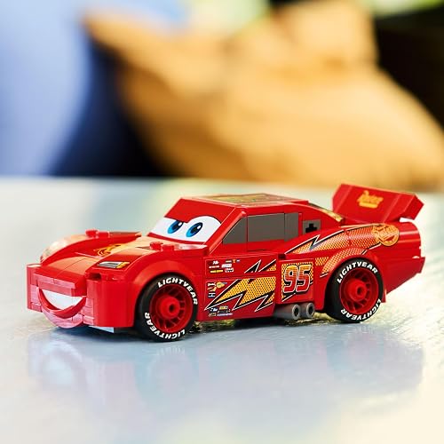 LEGO Speed Champions | Rayo Mcqueen de Cars – Película de Disney Pixar – Set de Auto Disney – Decoración – Inspirado en Cars, a Partir de 9 Años – Idea de Regalo – 77255