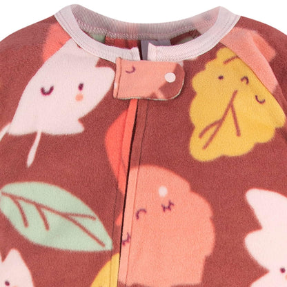 Gerber Pijama Festivo con pies de Forro Polar Resistente al Fuego para niños pequeños, Paquete de 2 Mamelucos para bebés y niños pequeños para Unisex bebé
