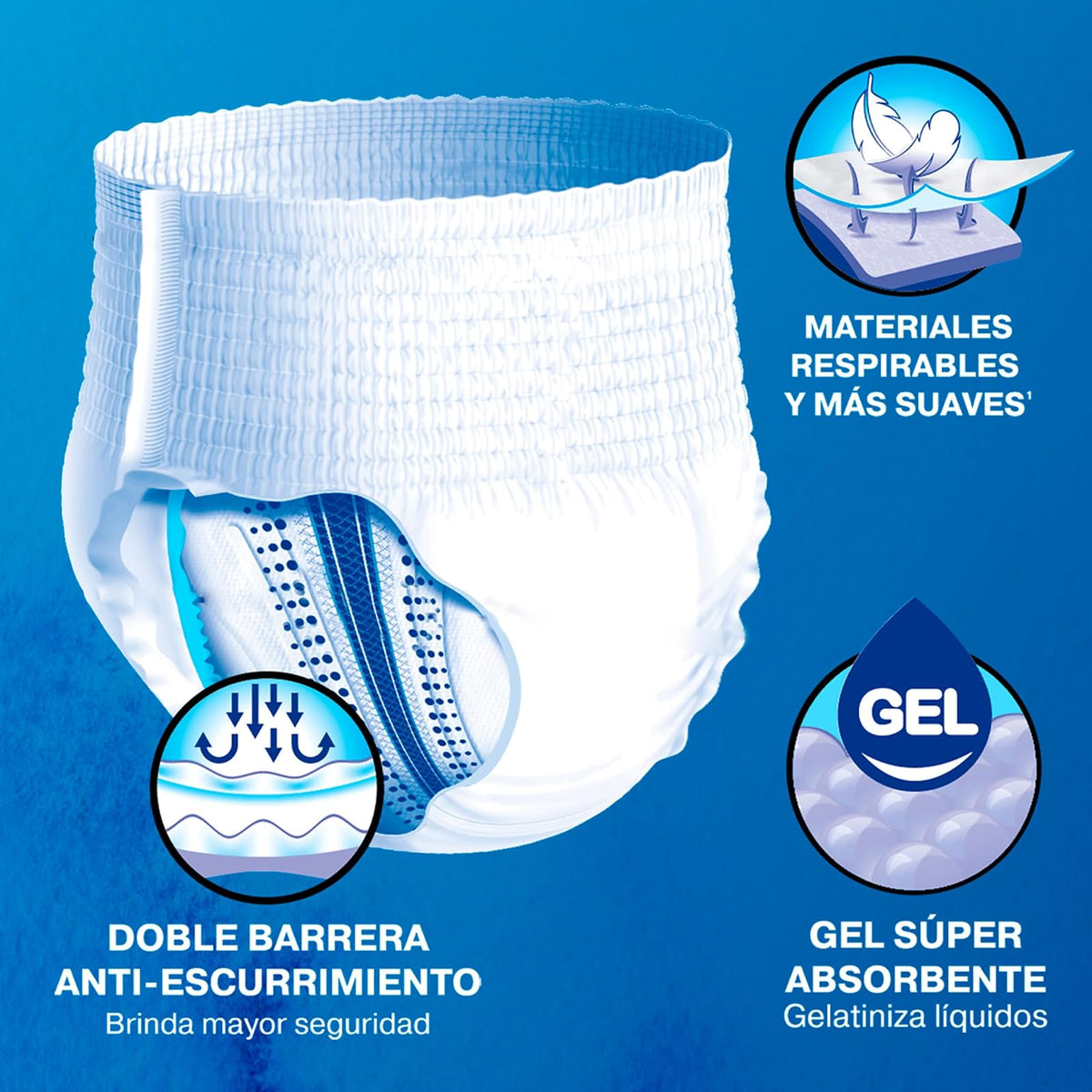 Tena Pants Maxi Protect XG, Ropa interior desechable para incontinencia, Talla Extra Grande, 10 piezas