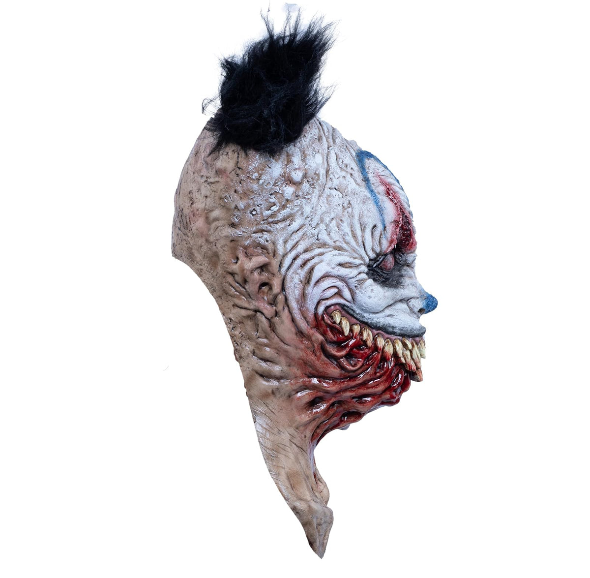 Que Clown, Máscara de Payaso Poseído, Máscaras de Jester Malvado Asesino Ideal para Halloween y Fiestas de Disfraces