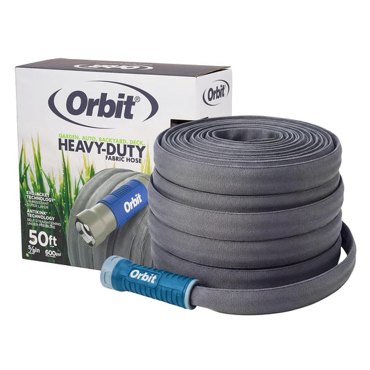 Orbit 33185 ExoJacket Manguera de jardín de tela resistente, 50 pies x 5/8 pulgadas