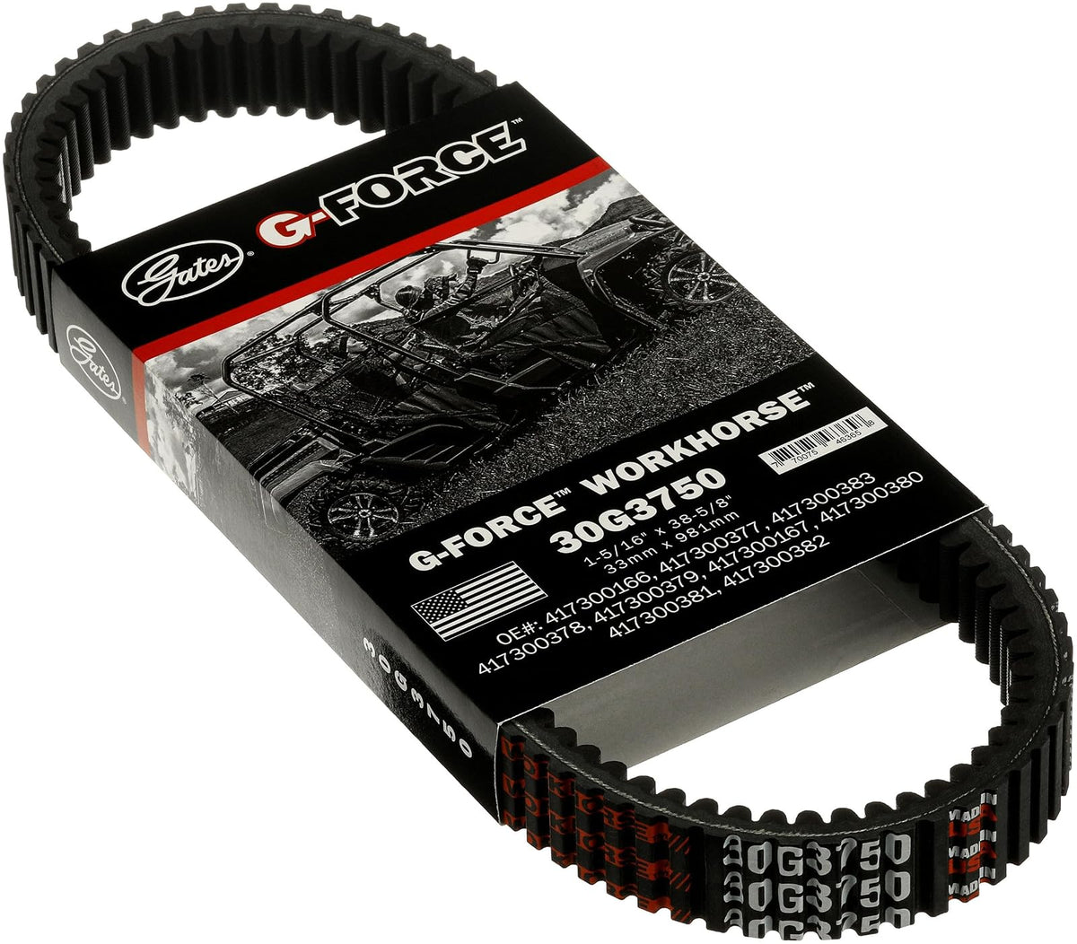 Gates G-Force CVT Cinturón 30G3750