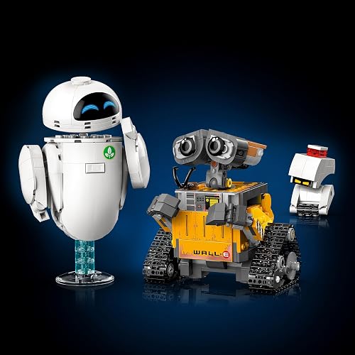 LEGO Disney y Pixar Wall-E y Eve - Model Kit de Construcción para Adultos, Años 18+ - Regalo para Fans, Mujeres y Hombres - Decoración para Estante - 43279