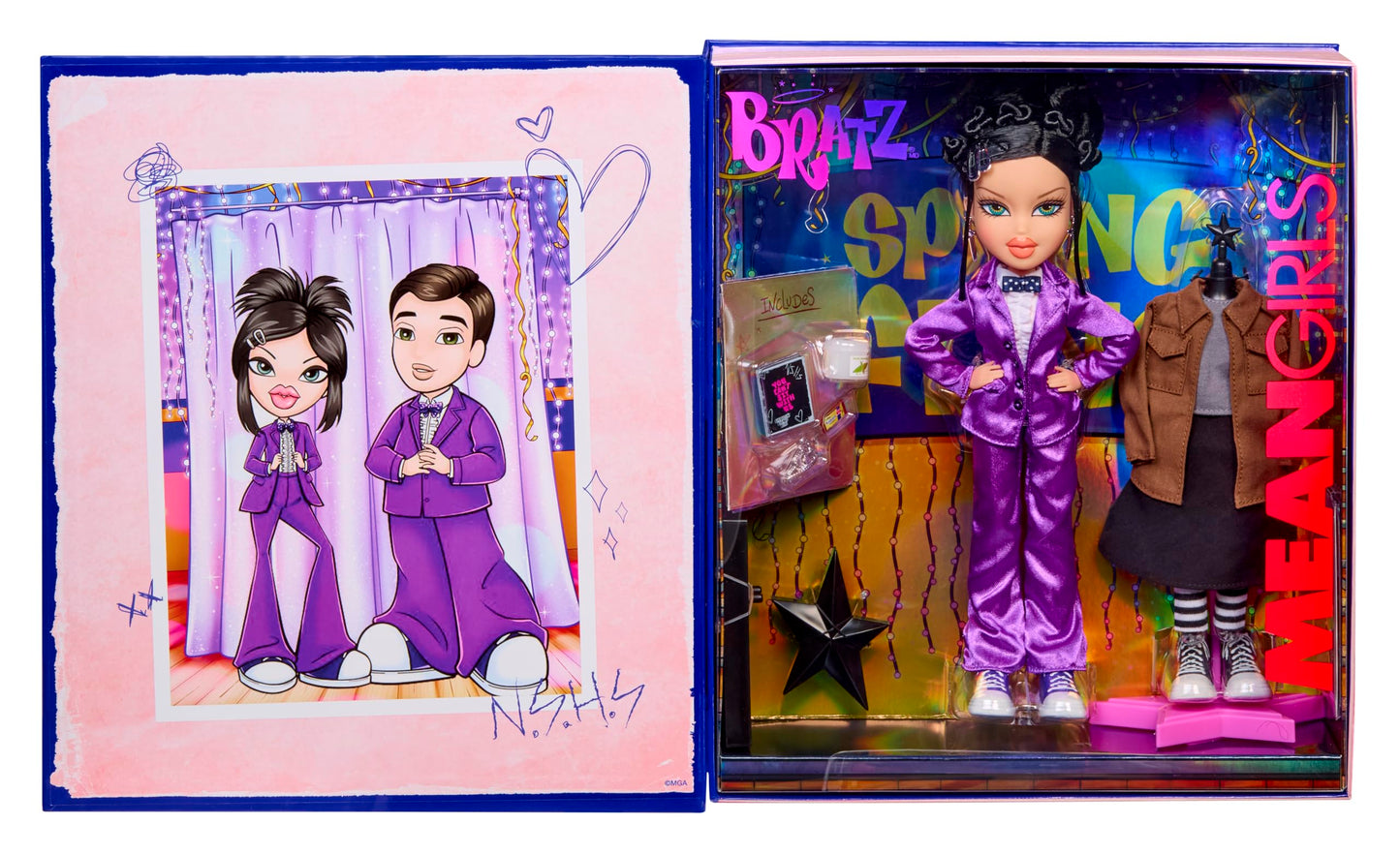 Bratz, Mean Girls Spring Fling Muñeca Janis, Muñecas para Niñas, Incluye Atuendo y Accesorios, 4 Años en Adelante