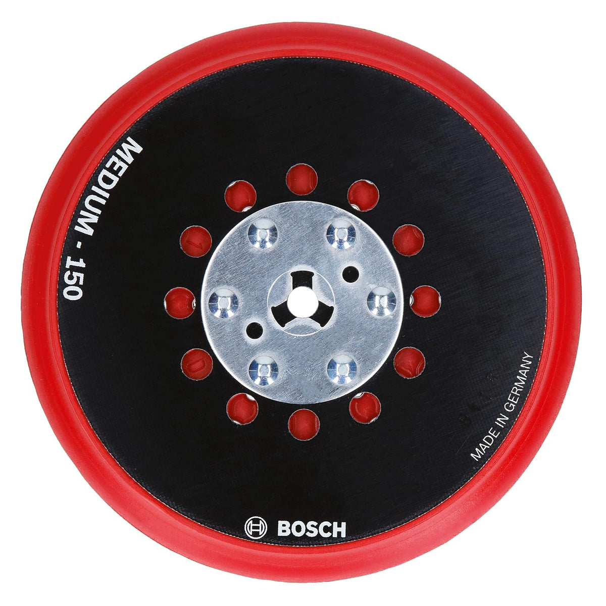 BOSCH RSM6045 6 pulgadas. Almohadilla de lija mediana con gancho y bucle - Almohadilla mediana - 15,24 cm
