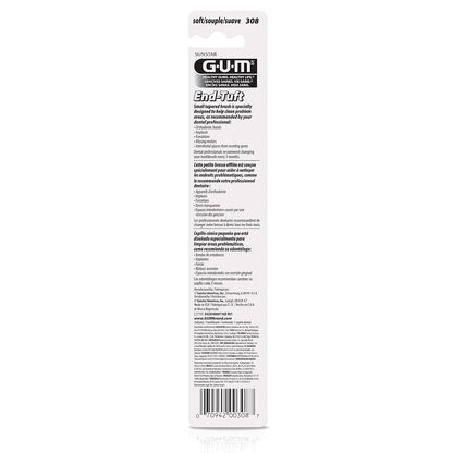 GUM End-Tuft - cepillo de dientes, 6 Brushes