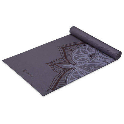 Gaiam Tapete de Yoga 5 mm Antideslizante - Punta de berenjena
