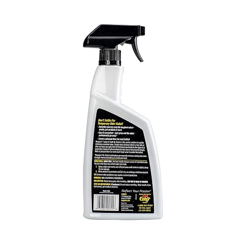 Meguiar's Eliminador de Olores Re-Fresher para Alfombras y Tapicera, 709 ml, Blanco, G180724