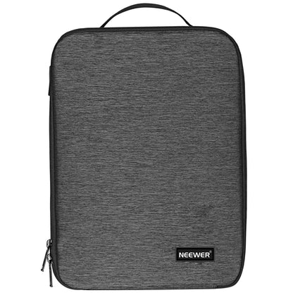 NEEWER NW140S Estuche Transporte Impermeable Cámara y Objetivos | 8.7"x5.9"x12.6", Soft Padded Bolsa, para Canon Nikon Sony DSLR, 4 Lente o Flash, Trigger, Batería Accessories (Gris)