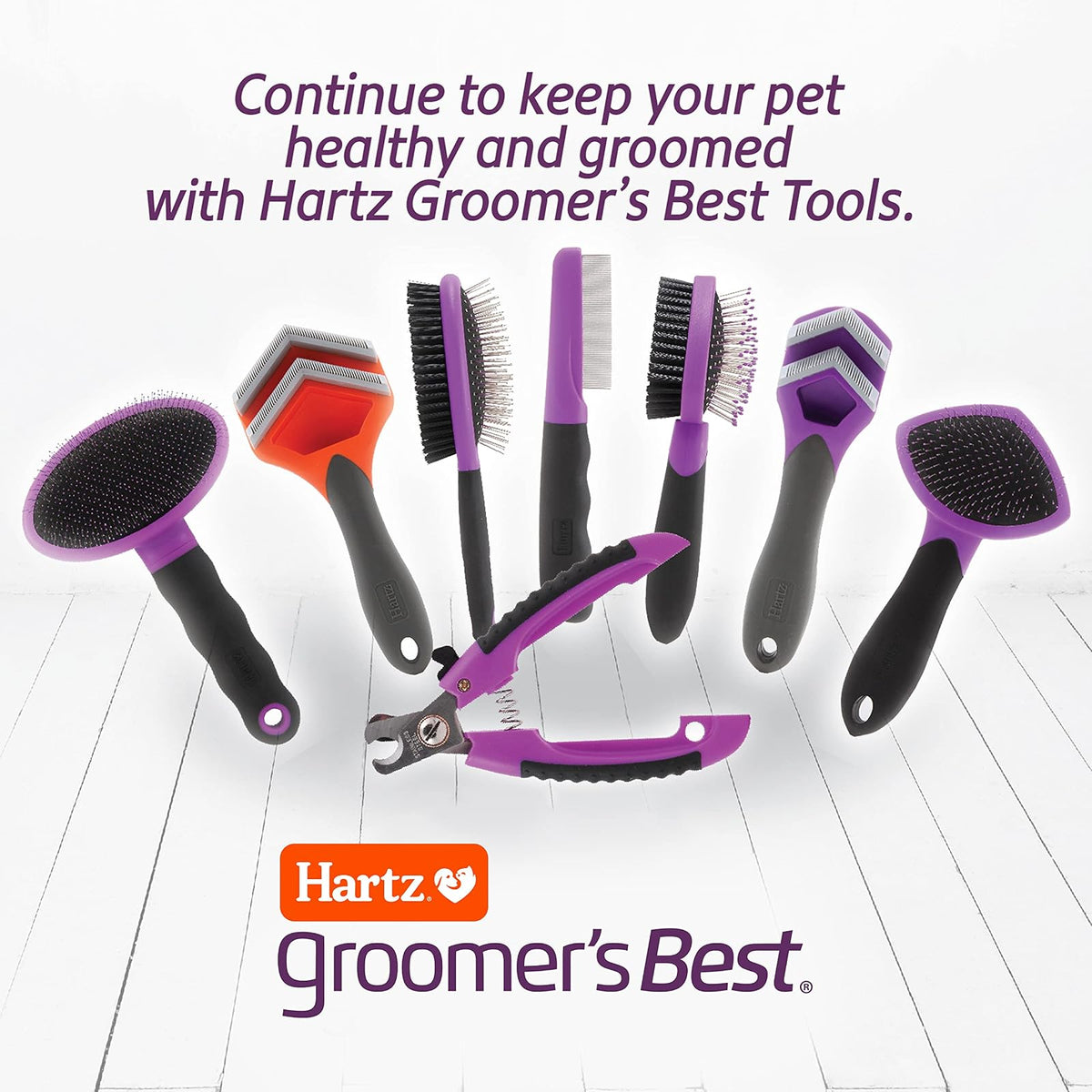 HARTZ - El mejor cepillo de peluquero para gatos y perros pequeños