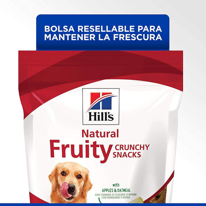 Hill's Science Diet Premios para Perro con Manzana Y Avena 230G | Premios Hill's para perro, digestión saludable, sistema inmunológico fuerte, omega-6 y vitamina E