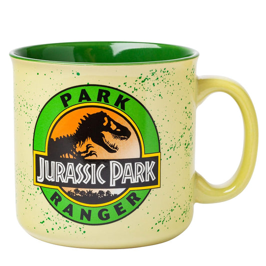 Silver Buffalo JP1403E1 Jurassic Park Ranger tazas de cerámica, 20 onzas, verde