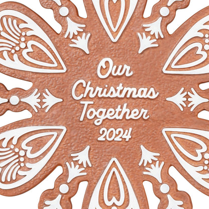 Hallmark - Adorno de Navidad 2024, Our Christmas Together 2024, Porcelana