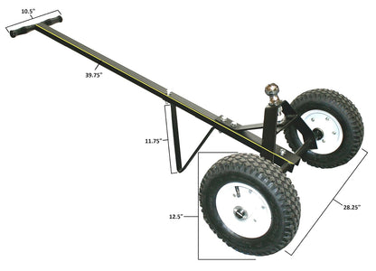 Maxxtow Towing Products - Carretilla rodante para remolque MaxxHaul 70225 con neumáticos de 12 pulgadas, 600 libras Capacidad máxima