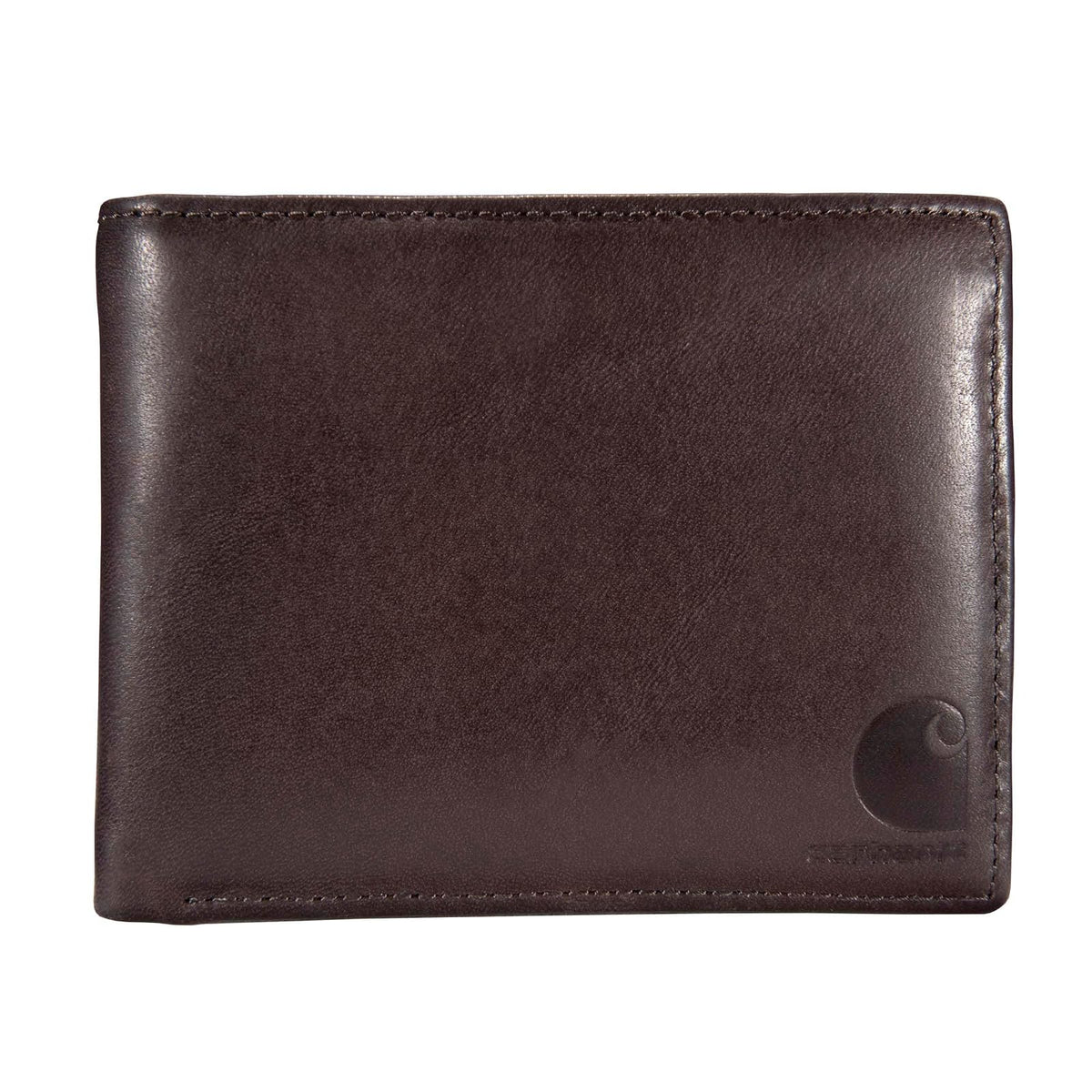 Carhartt - portafolios de piel para hombre, bolsillo frontal, diseños de paccasse y triplex, construcción duradera, regalos para hombres, Piel bronceada al aceite, Una talla, Bi-fold