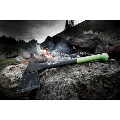 Gerber Gear Freescape Hatchet, hacha de hoja de acero forjado de 17.5 pulgadas con funda para supervivencia, Bushcraft y equipo de campamento, ligera y duradera