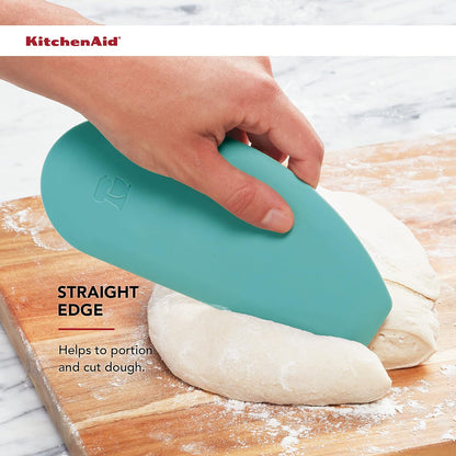KitchenAid Gourmet - Rascador para cuencos, juego de 2 unidades, color gris aguamarina