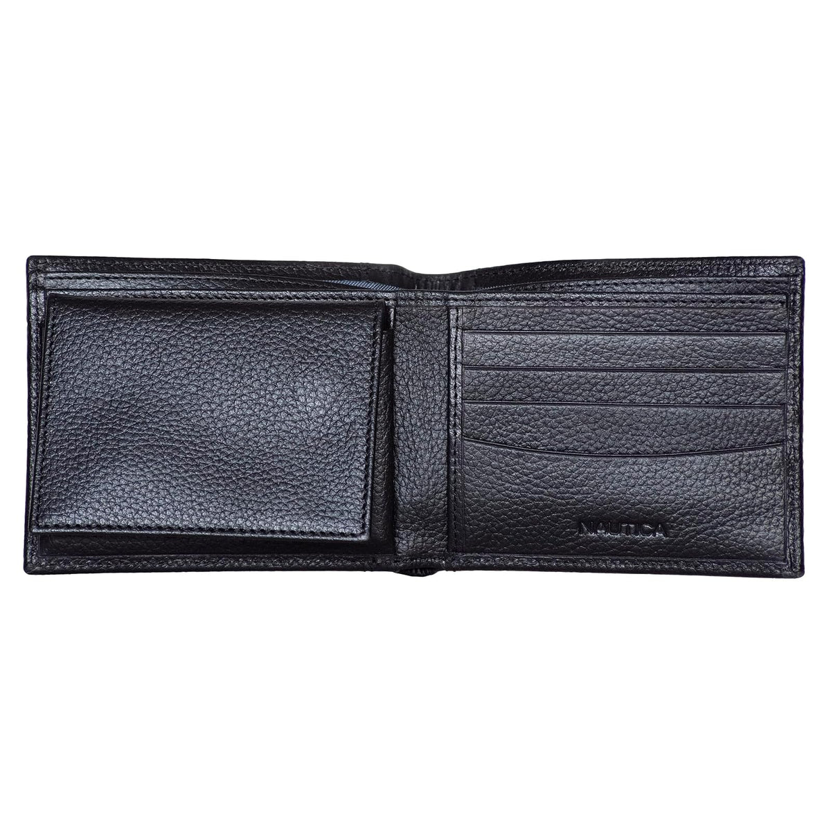Nautica Classic J-Class Leather Bifold Wallet