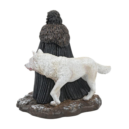 Department 56 Game of Thrones Village Accessories - Figura de Nieve de Jon, 3.27 Pulgadas, Multicolor