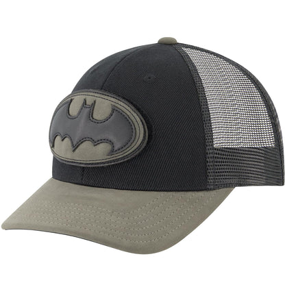 DC Comics Batman Trucker - Gorra de béisbol para Adultos con Borde Curvado, Color Negro, Talla única, Negro -, Talla única