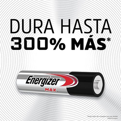 Energizer - Pilas Alcalinas AA y AAA, MAX, Pack Mixto 36 Piezas | 20 pilas AA y 16 pilas AAA , 1.5V ,Vida útil hasta 10 años sin uso ,Para controles, juguetes y linternas