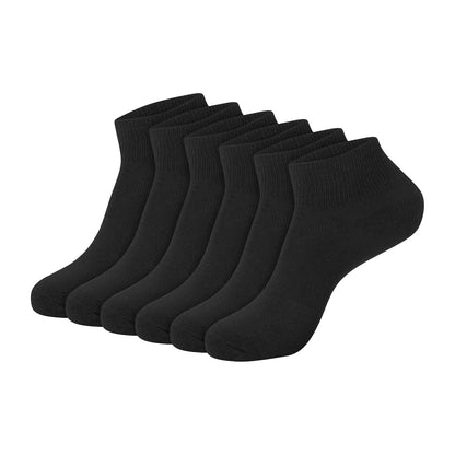Hanes Calcetines Tobilleros Comfort Fit Paquete de 6 Mujer - 8-12 - Negro - 6 paquetes