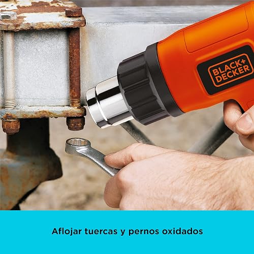 BLACK+DECKER Pistola de Calor Eléctrica, 1500W, Tipo Pistola Portátil, HG1500