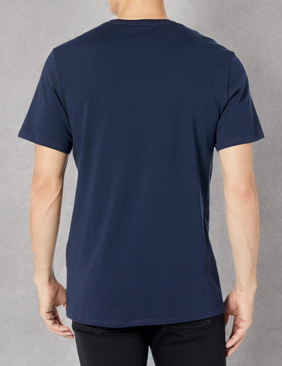 Karl Lagerfeld - Playera clásica de Manga Corta con Cuello Redondo para Hombre