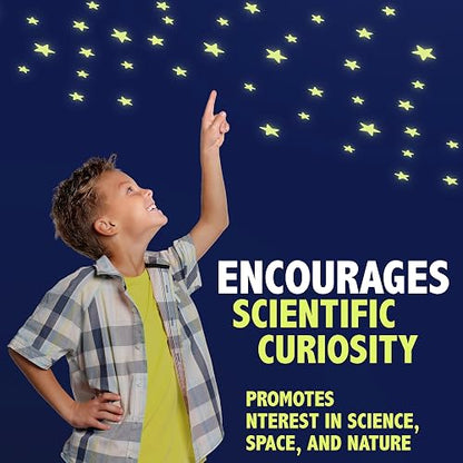 Great Explorations Wonder Stars Super Kit - Estrellas de techo (150 unidades, reutilizables, adhesivas, para masilla y constelación, diseño de mapa de estrellas)