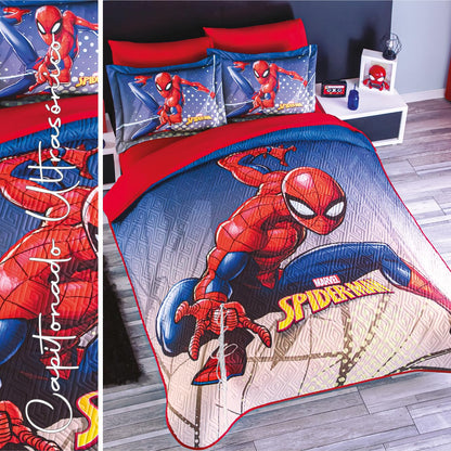 Colchas Concord Edredón, Color Marino, 100% Poliéster, Tamaño Individual, Matrimonial, Acolchado Suave para Ropa de Cama y Recámara, Colcha Acolchada para Cama, 1 Pieza