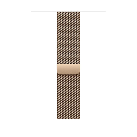 Apple Watch Band - Correa Estilo milanés - 46 mm - Color Oro - M/L