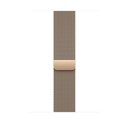 Apple Watch Band - Correa Estilo milanés - 46 mm - Color Oro - S/M
