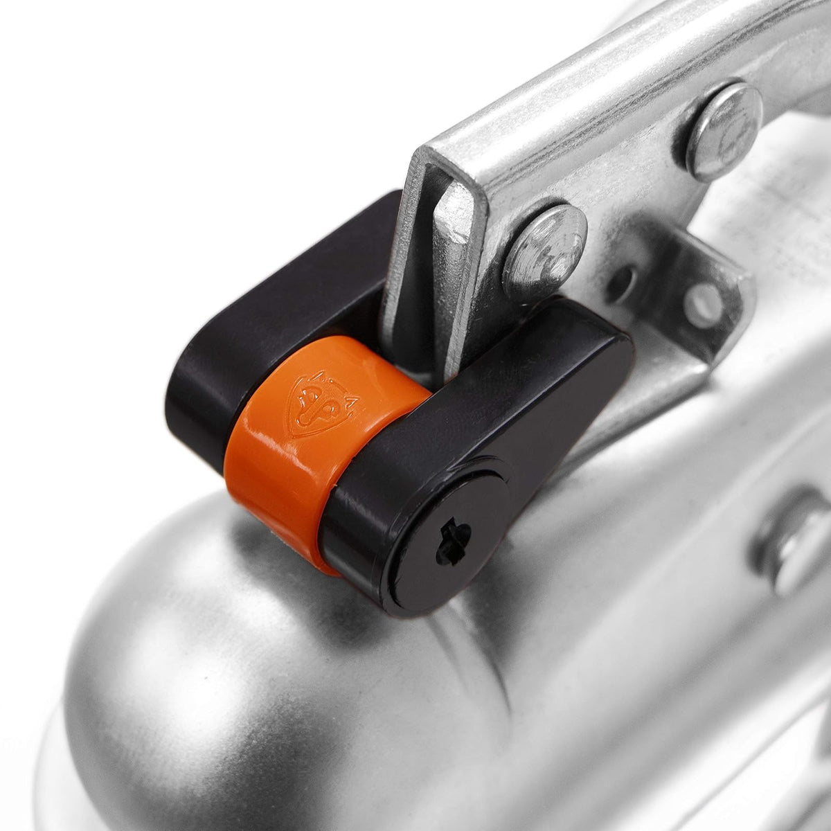 Rightline Gear Bola de Acoplamiento Antirrobo para Remolque con Cerradura, Plateado, 100T12