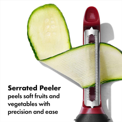 OXO Good Grips - Juego de peladores de 3 piezas, remolacha, hinojo, ñame