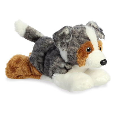 Aurora Mini Flopsie Peluche Coleccionable - 8 pulgadas - Pastor australiano