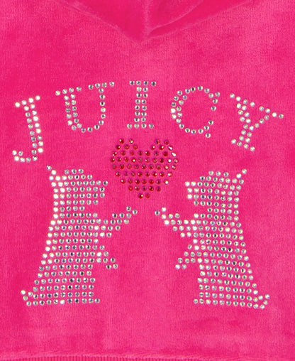 Juicy Couture 2 Pc Velour Pant Set Conjunto de pantalón Niñas