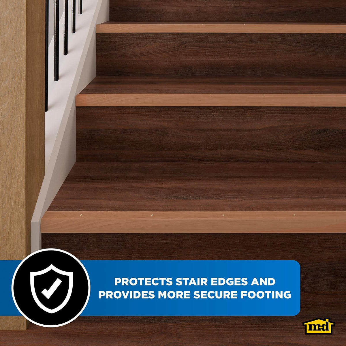 M-D Building Products 32012 - Borde de escalera de 36 pulgadas, acabado de metal