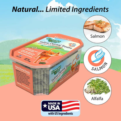 Emerald Pet, Premios Dentales de Salmón para Gato 11 oz
